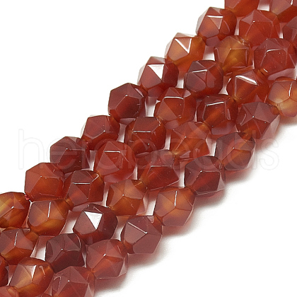 Natural Carnelian Beads Strands G-S300-78B-8mm-1