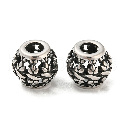 316 Surgical Stainless Steel  Beads STAS-Q304-06AS-1