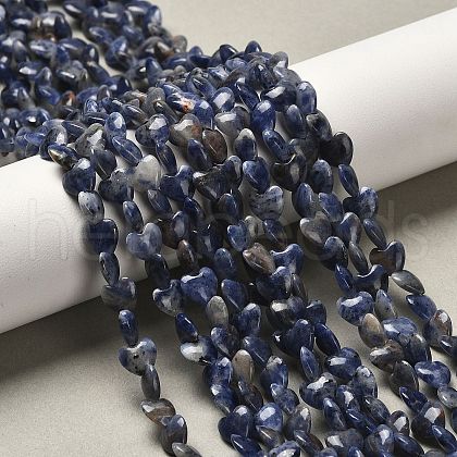 Natural Sodalite Beads Strands G-P575-C15-6mm-1