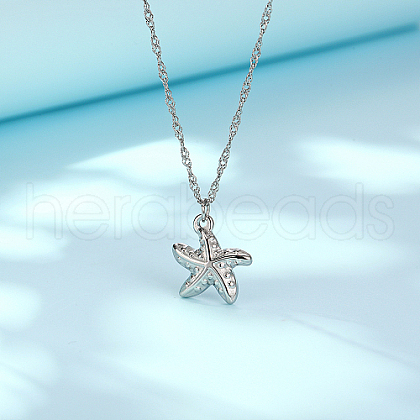Non-Tarnish Stainless Steel Pendant Necklaces RE2353-2-1