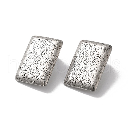 304 Stainless Stud Earring Findings STAS-M314-02A-P-1