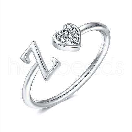 Adjustable Brass Rhinestone Cuff Rings for Women FS-WGEAD33-26-1