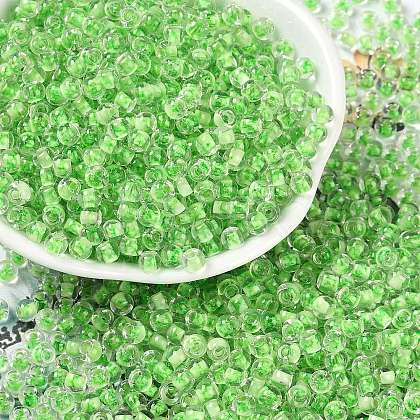 Transparent Inside Colours Glass Seed Beads X1-SEED-A032-04C-1