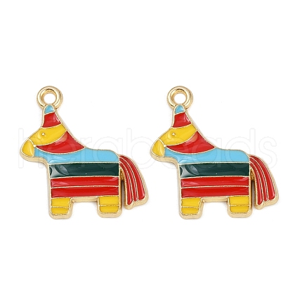Cinco De Mayo Theme Alloy Enamel Pendants FIND-M080-02E-G-1