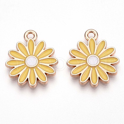 Alloy Enamel Pendants ENAM-T022-08C-1