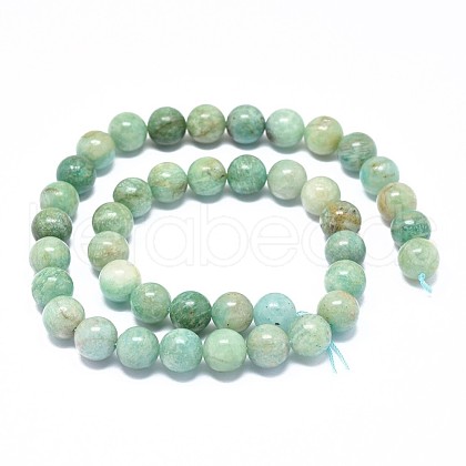 Natural Amazonite Beads Strands G-F632-25-01-1