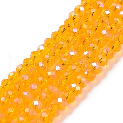 Electroplate Glass Beads Strands EGLA-A034-T2mm-L11-1