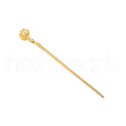 Alloy Hair Stick Findings FIND-WH0092-56G-1