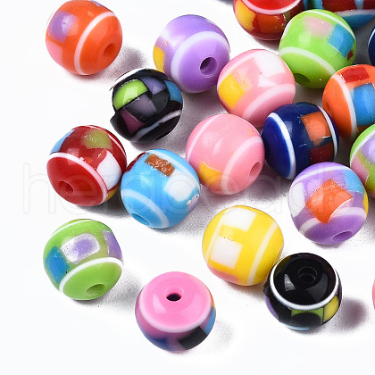 Ghana Resin Beads RESI-YWC0001-02-1