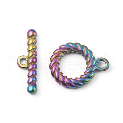 Ion Plating(IP) 304 Stainless Steel Toggle Clasps STAS-D170-03-1