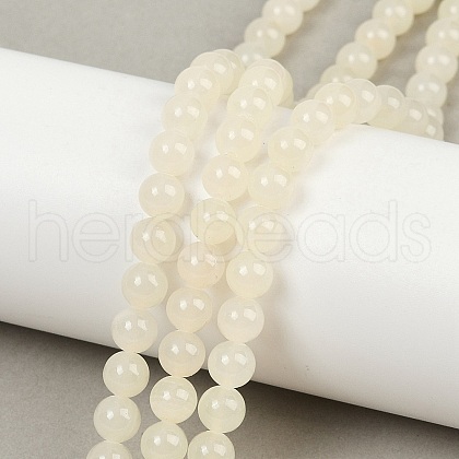 Natural Green Jade Beads Strands G-F792-C09-05-1