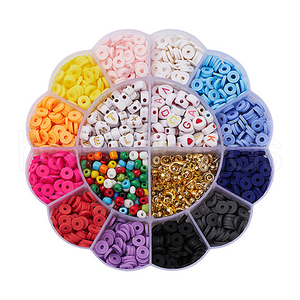 DIY Jewelry Making Polymer Clay Beads Kit DIY-YW0004-77-1