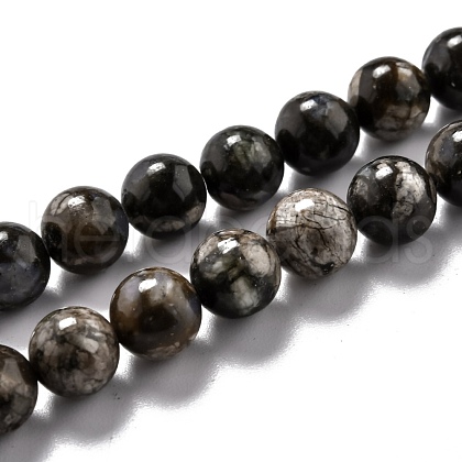 Natural Glaucophane Beads Strands G-L574-01C-1