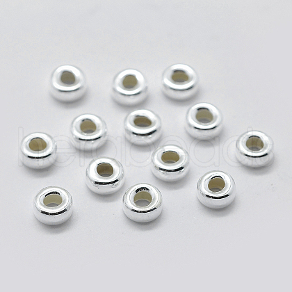 925 Sterling Silver Spacer Beads STER-K171-39S-02-1