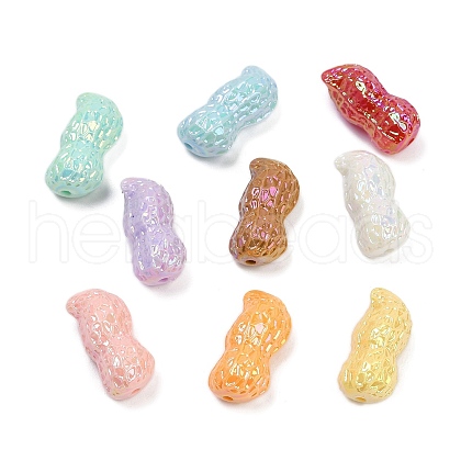 Opaque Acrylic Beads OACR-C022-10-1