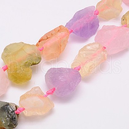 Natural Gemstone Beads Strands G-G543-11-1