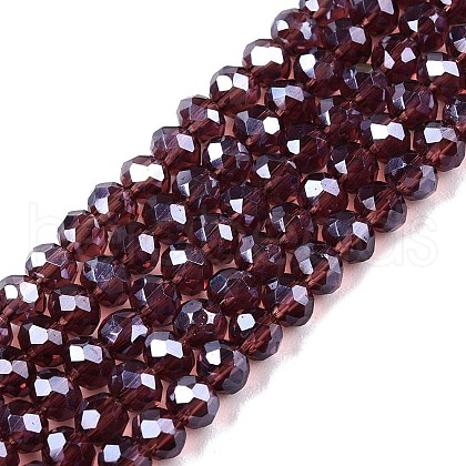 Electroplate Glass Beads Strands EGLA-A044-T3mm-A13-1