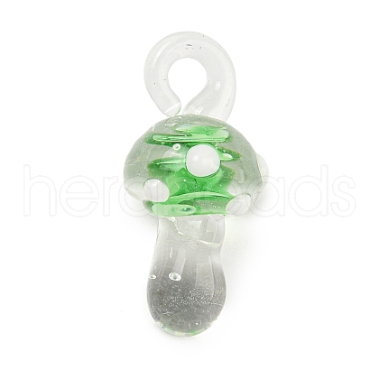 Handmade Lampwork Pendants LAMP-S067-02D-1