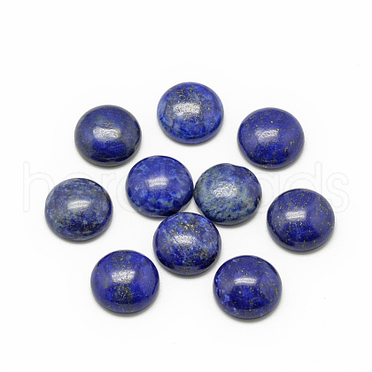 Natural Lapis Lazuli Cabochons X-G-R416-8mm-33-1