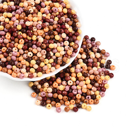 Opaque Colours Glass Seed Beads SEED-N007-19C-1