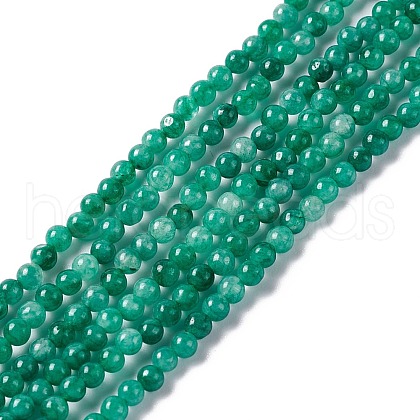 Natural White Jade Beads Strands G-C247-02D-1