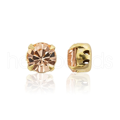 Preciosa® MAXIMA Crystal in Sew-On Cup Y-PRC-SS34-90300-G-1