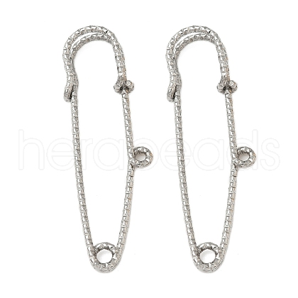 304 Stainless Steel Safety Pins Brooch Findings STAS-K252-11D-P-1