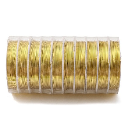 10 Rolls Round Copper Wire CWIR-C003-01D-G-1