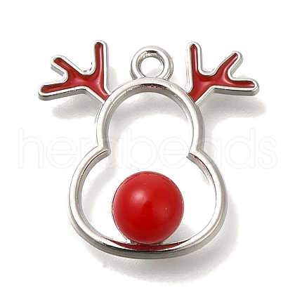 Christmas Theme Alloy Enamel Pendants ENAM-B025-01C-01P-1