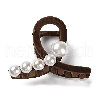 Flocking Plastic Claw Hair Clip PHAR-D015-02B-1