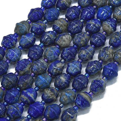 Natural Lapis Lazuli Beads Strands G-K389-D21-01-1