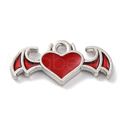 Alloy Enamel Pendants FIND-U024-03P-01-1