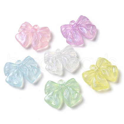 Transparent Resin Pendants RESI-M041-14-1