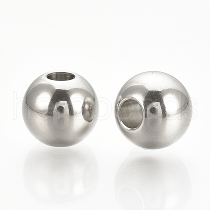 304 Stainless Steel Beads STAS-S076-76B-1