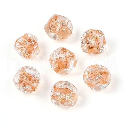 Handmade Foil Lampwork Beads FOIL-T007-01E-1