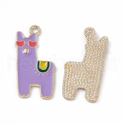 Alloy Enamel Pendants ENAM-C006-03KCG-02-1