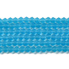 Imitate Austrian Crystal Frosted Glass Beads Strands GLAA-F029-TM3mm-B19-1