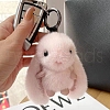 Cute Plush Rabbit Pendant Keychain PW-WG14030-02-1