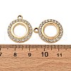 Alloy Rhinestone Pendants PALLOY-S052-04G-3