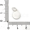 925 Sterling Silver Crimson Enamel Pendants STER-C014-01D-S-3