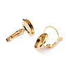 304 Stainless Steel Leverback Earring Settings STAS-F191-03G-6mm-3