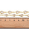 Brass Teardrop Link Chains CHC-N023-09A-G-3