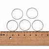 Non-Tarnish 304 Stainless Steel Linking Ring X-STAS-S079-12C-A-3