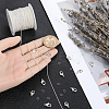SOFPLATE DIY Brass Curb Chains Bracelet Necklace Making Kit DIY-SP0001-11S-3