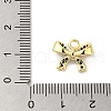 Rack Plating Brass Micro Pave Cubic Zirconia Pendants X-KK-C052-28G-01-3