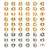   60Pcs 3 Colors Brass Beads FIND-PH0020-91-7