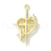 Rack Plating Alloy Pendants FIND-I039-044A-G-1