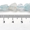 Raw Rough Natural Aquamarine Beads Strands G-P528-B10-01-4