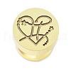 Constellation Golden Tone Wax Seal Brass Stamp Heads STAM-P002-02G-09-1