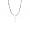 Star Pendant Necklace with Imitation Pearl TK4545-6